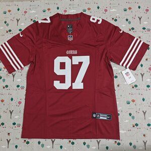 NFL Joey Bosa San Francisco 49ers Red Jersey No. 97